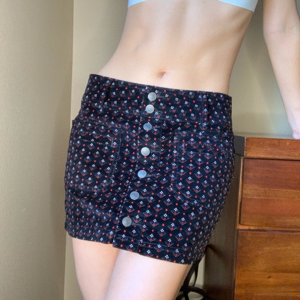 Free People corduroy skirt